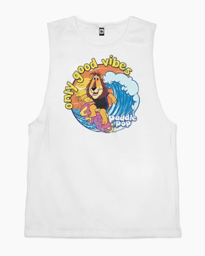 Paddle Pop Surf Tank | Men's / White / XL