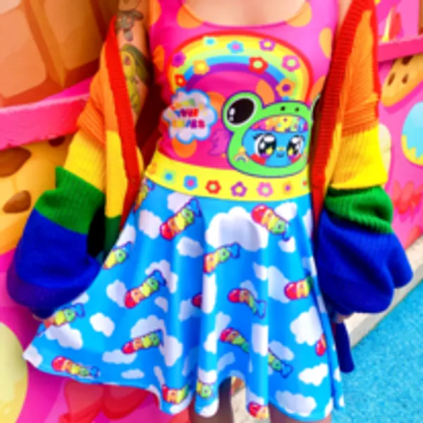 Love Your Colors Skater Dress
