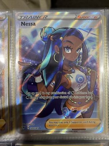 POKÉMON TCG VIVID VOLTAGE 183/185 NESSA FULL  ART  TRAINER NM/M  | eBay