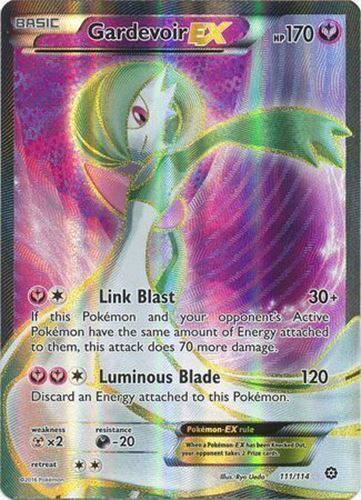 Gardevoir EX - 111/114 - Pokemon Steam Siege XY Full Art Ultra Rare Card LP  | eBay