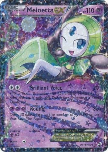 Meloetta EX - RC11/RC25 - Pokemon Legendary Treasures Radiant Collection NM-LP  | eBay