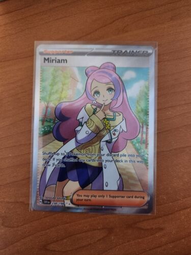 Pokemon Miriam 238/198 Full Art Trainer Scarlet & Violet Base Mint NM TCG Card  | eBay