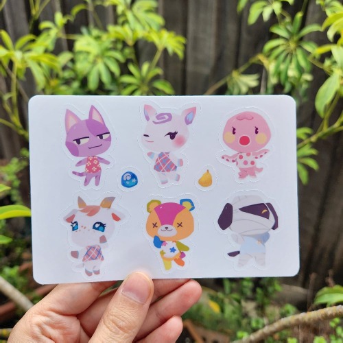 Animal Crossing Sticker Sheet 6