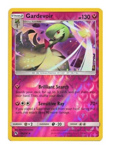 Gardevoir - 141/214 - Lost Thunder Reverse Holo Pokemon Card  | eBay