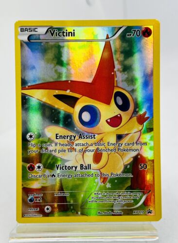 Pokemon Victini XY117 Black Star promo Full Art XY Mythical Near Mint Holo TCG  | eBay
