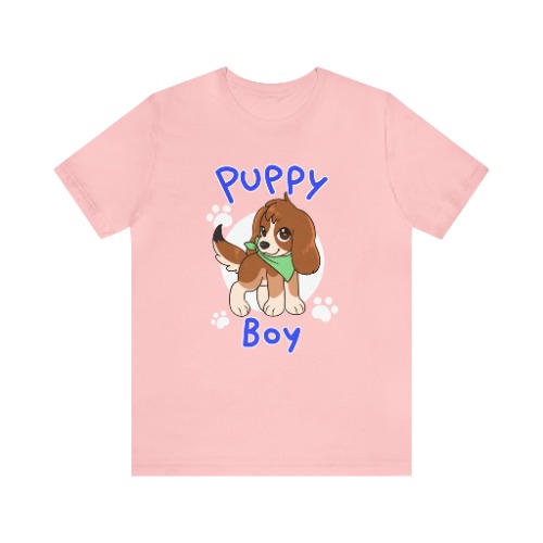Puppy boy Tee | Pink / XL