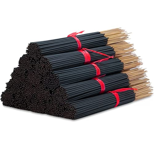 Japanese Cherry Blossom Incense Sticks 11" - 1 Bundle 85 to 100 Sticks - Smooth and Clean Long Burn Time, 45 to 60 Minutes.