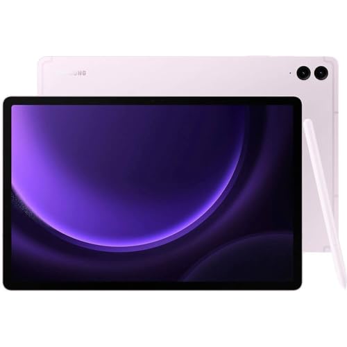 SAMSUNG Galaxy Tab S9 FE+ 12.4” 128GB Android Tablet, IP68 Water- and Dust-Resistant, Long Battery Life, Powerful Processor, S Pen, 8MP Camera, Lightweight Design, US Version, 2023, Lavender - Lavender - 128GB - Tablet Only - S9 FE+