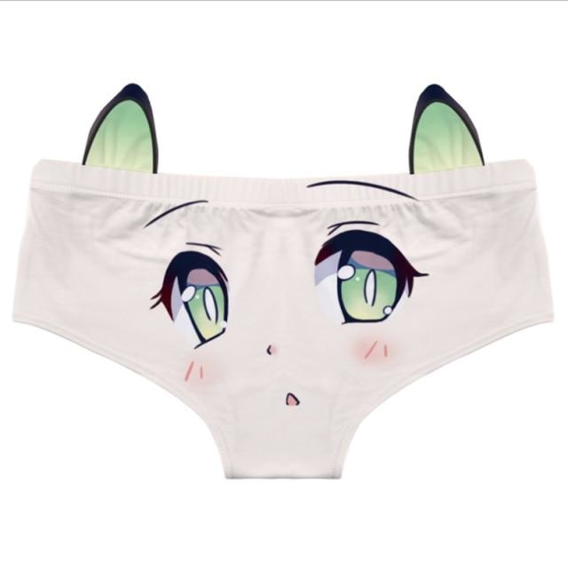 Otaku Neko Panties - Green Eyes