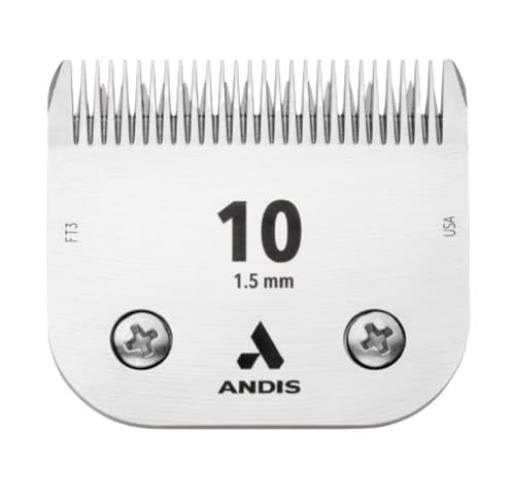 Andis – 64071, Ultra Edge Dog Clipper Blade – Constructed of Carbonized Steel, Resists Heat & Rust with Long-Lasting Sharp Edges - 10: 1/16" (1.5 mm)