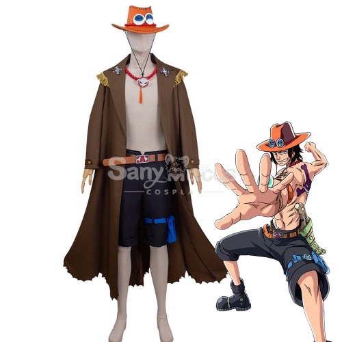 【In Stock】Anime One Piece Cosplay Ace Cosplay Costume - S