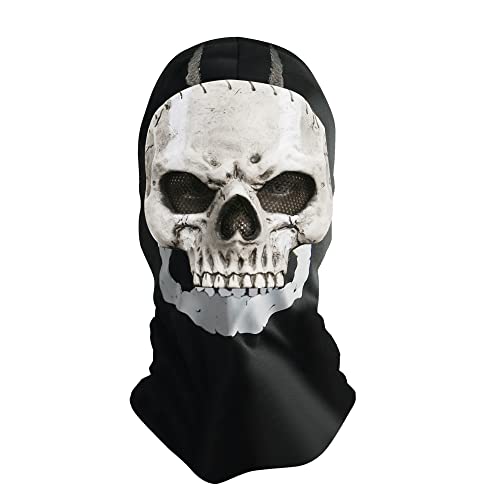 Wandamaga Ghost Mask MW2 Cosplay Costume Skull Full Face Mask - Multicolored1 - One Size