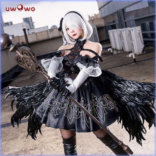 【In Stock】Uwowo Nier: Automata Fanart 2B Mahou Shojou Magical Girl Cosplay Costume - 【In Stock】XL