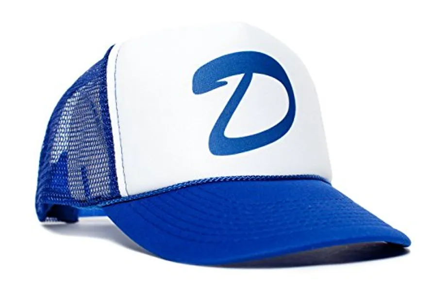 Clementines Dead Zombies Game Brooklyn Mesh Trucker Unisex Cap Hat - Royal/White