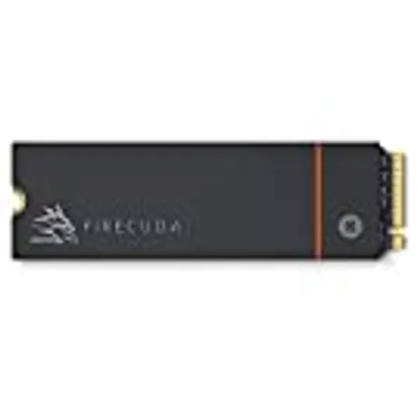Seagate FireCuda 530 2TB Internal Solid State Drive - M.2 PCIe Gen4 ×4 NVMe 1.4, PS5 SSD, 3D TLC NAND, 2550 TBW, 1.8M MTBF, Heatsink, Rescue Services (ZP2000GM3A023)