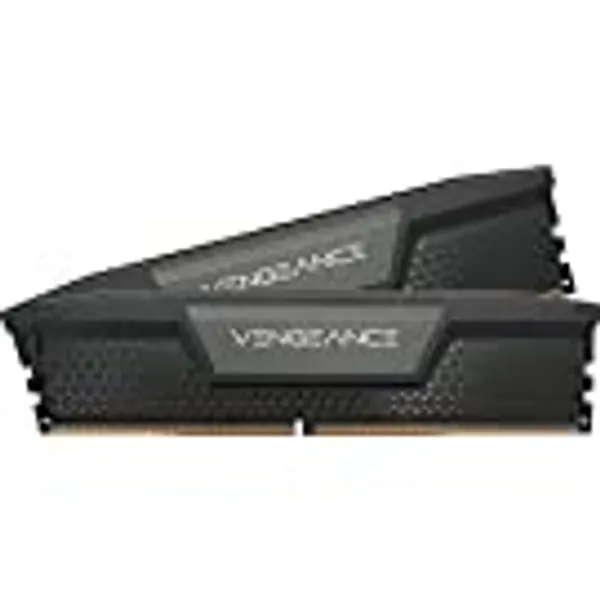 CORSAIR VENGEANCE DDR5 64GB (2x32GB) DDR5 5600 MHz(PC5-41600) C40 1.25V Intel XMP Memory - Black