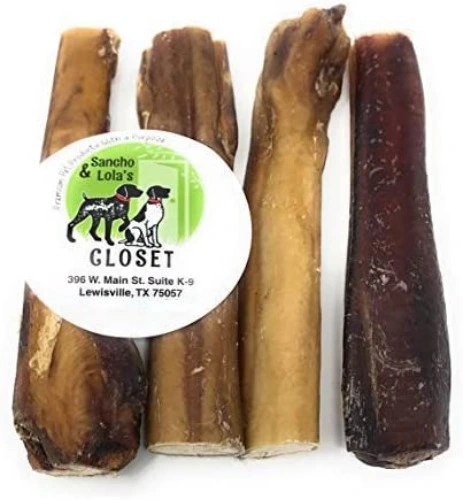 Amazon.com: Sancho & Lola's 6-Inch Jumbo Bully Sticks for Dogs 4-Count - Grass-Fed Free-Range Grain-Free Beef Pizzle Dog Chews : Pet Supplies