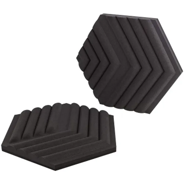 Elgato Wave Panels - 6 Acoustic Treatment Panels, Dual Density Foam, Proprietary EasyClick Frames, Modular Design, Easy Setup and Removal, Black (10AAJ9901)