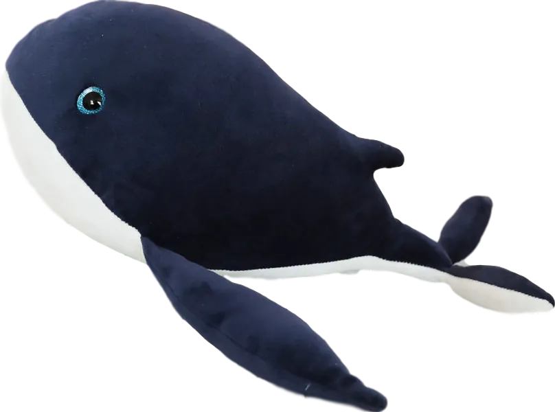 Gargantuan Whale (3 COLORS, 4 SIZES) - Dark Blue / 47" / 120 cm