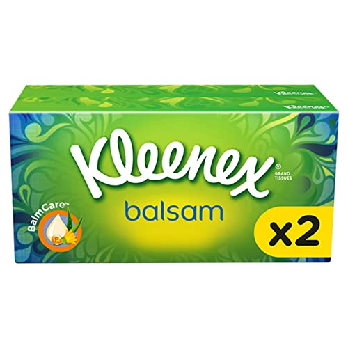 Kleenex Balsam Tissues - White, (2 in a pack)