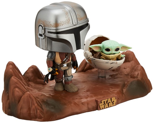 Funko Pop! Moment Star Wars: The Mandalorian - Mandalorian and The Child Vinyl Bobblehead - 