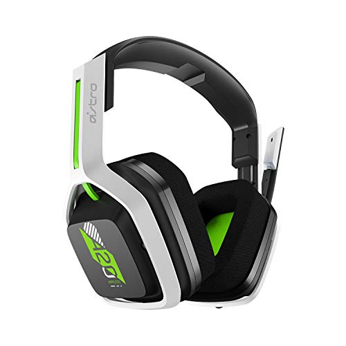 ASTRO Gaming A20 Wireless Headset Gen 2 for Xbox Series X | S, Xbox One, PC & Mac - White /Green - White - A20 Headset - Headset - Xbox Series X|S, PC/Mac