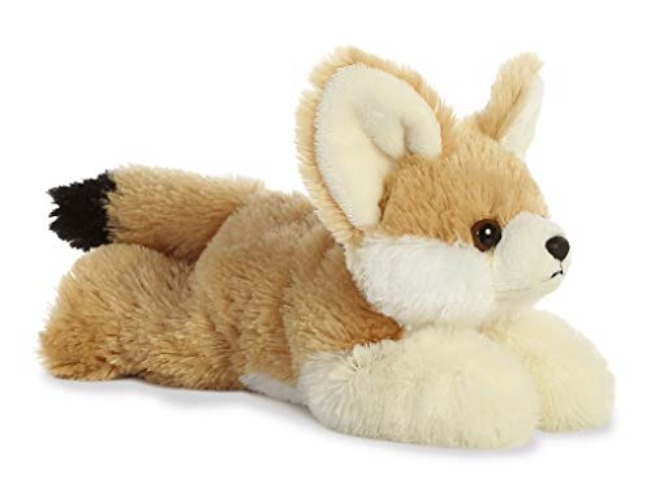 Aurora® Adorable Mini Flopsie™ Frisky Fennec Fox™ Stuffed Animal - Playful Ease - Timeless Companions - Brown 8 Inches - Frisky Fennec Fox™