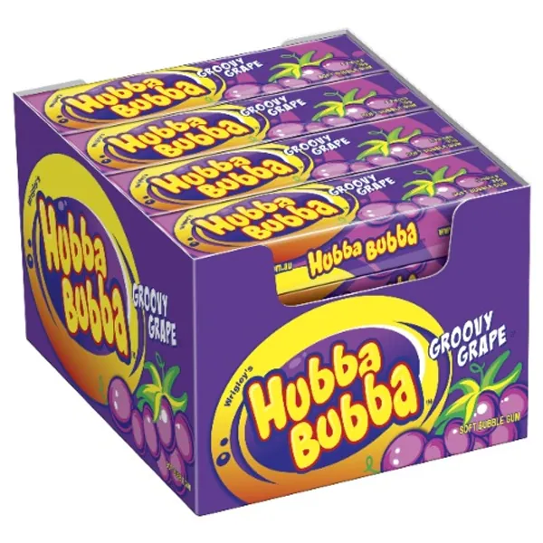 Hubba Bubba Groovy Grape 20x35g