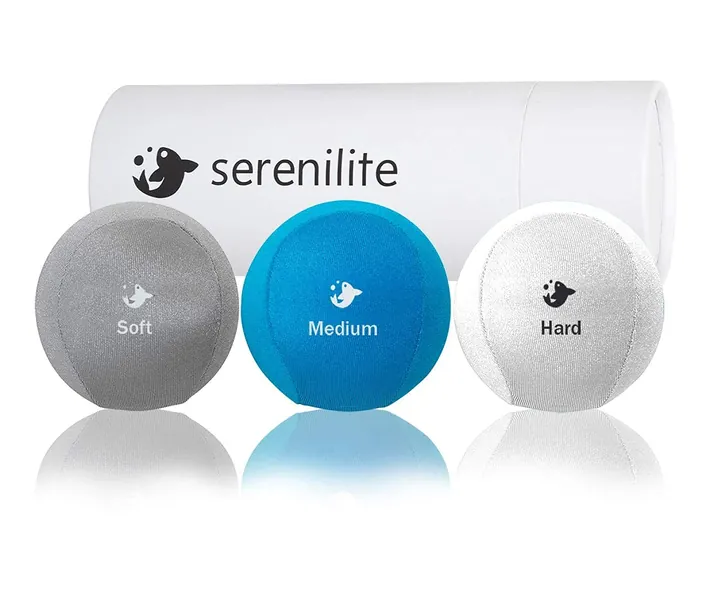 Serenilite Hand Therapy Exercise Stress Ball Bundle - Tri-Density Stress Balls & Grip Strengthening - Therapeutic Hand Mobility & Restoration