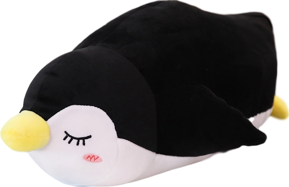 Sleepy Penguin Plush (2 COLORS, 2 SIZES) - 28" / 70 cm / Black