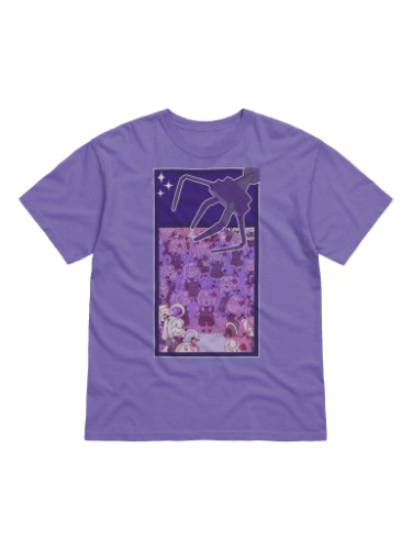 Luna Claw Short Sleeve T-shirt (Violet, M)