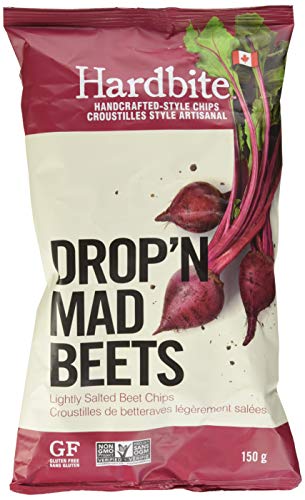 Hardbite Lightly Salted Beet Chips, 150g - Salted Beet - 150 g (Pack of 1)
