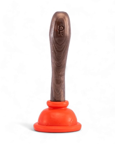The Plunger Novelty Dildo - M / Medium Shaft/Firm Base / Plunger
