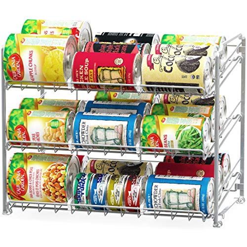 Stackable Can Rack (Silver) - Silver