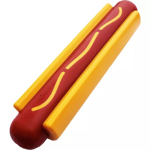 Hot Dog Ultra Durable Nylon Dog Chew Toy - Hot Dog Nylon Toy