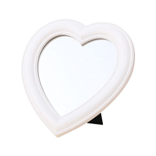 heart-shaped mirror