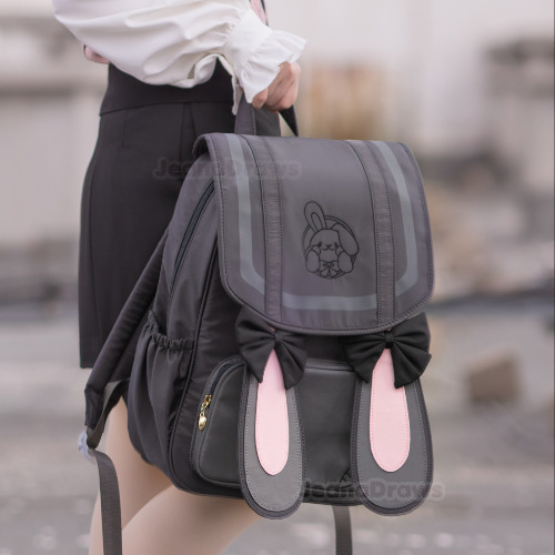 Bunny Ear Backpack | Black