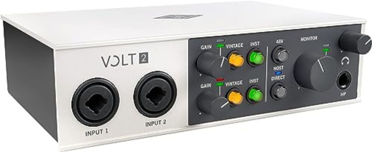 Universal Audio Volt 2 USB Audio Interface - 2-in/2-out - Audio Interface