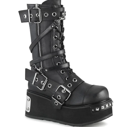 Trashville-250 | Black Vegan Leather / 7