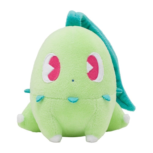 Pokemon - Chikorita - Saiko Soda Refresh Plushie (Pokemon Center) - Pre Owned