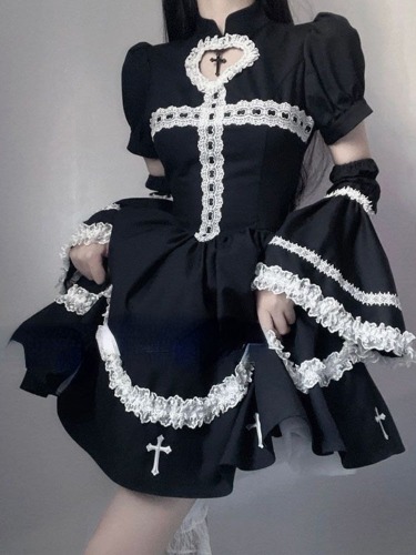 The Sinning Maid Dress - XL