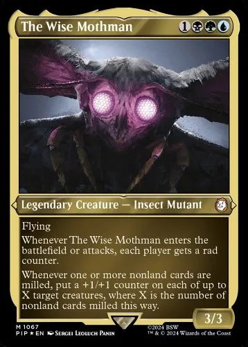 The Wise Mothman Card