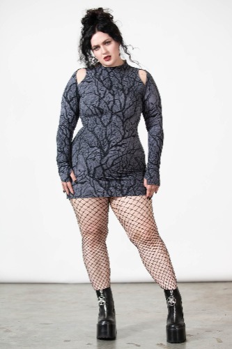 Witchwood Long Top | XXL / Black / 95% Cotton 5% Elastane