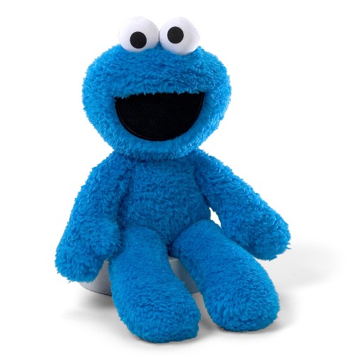 Sesame Street - Take Along Cookie Monster 26cm Stuffed Plush Toy, 33 x 20 x 20cm