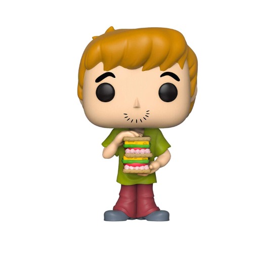 Funko 39949 Scooby Doo Shaggy with Sandwhich Pop Vinyl Figure, Multicolour, Standard 16 cm