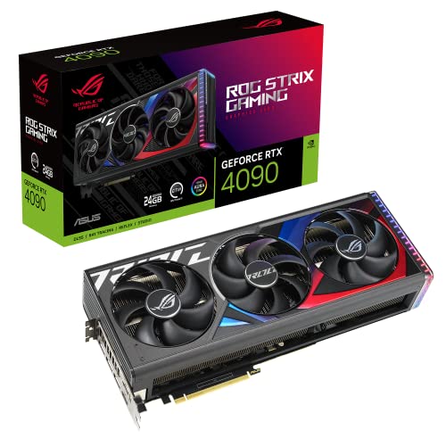 ASUS ROG Strix GeForce RTX® 4090 Gaming Graphics Card (PCIe 4.0, 24GB GDDR6X, HDMI 2.1a, DisplayPort 1.4a) - Black - ROG-STRIX-RTX4090-24G-GAMING