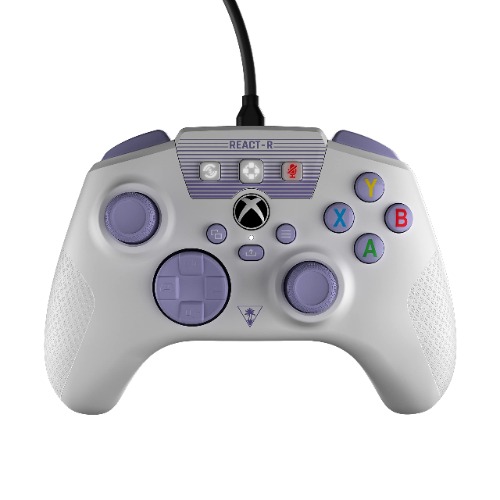 Turtle Beach REACT-R Controller White/Purple - Xbox Series X|S, Xbox One and PC