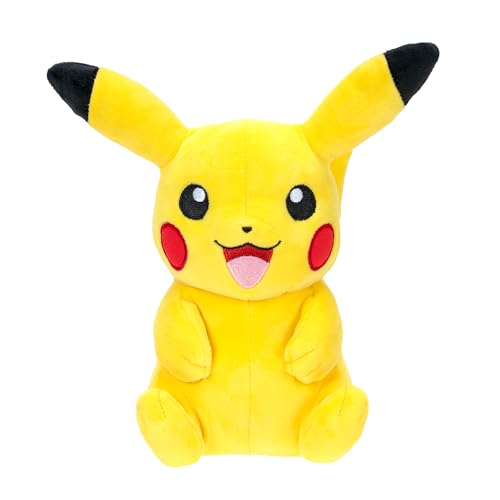 Pokémon Official & Premium Quality 8-inch Pikachu Adorable, Ultra-Soft, Plush Toy, Perfect for Playing & Displaying-Gotta Catch ‘Em All - Pikachu