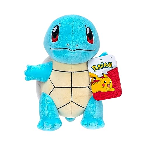 Pokémon Official & Premium Quality 8-inch Squirtle Adorable, Ultra-Soft, Plush Toy, Perfect for Playing & Displaying-Gotta Catch ‘Em All - Squirtle
