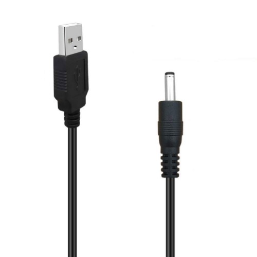 USB to DC 3.5mm Cable, NEORTX 5V DC Power Cord USB to DC 3.5mm x 1.35mm Male Barrel Jack Plug Adapter Connector Charging Cable - 